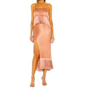 Cinq a Sept Pink Spaghetti Strap Slip Dress